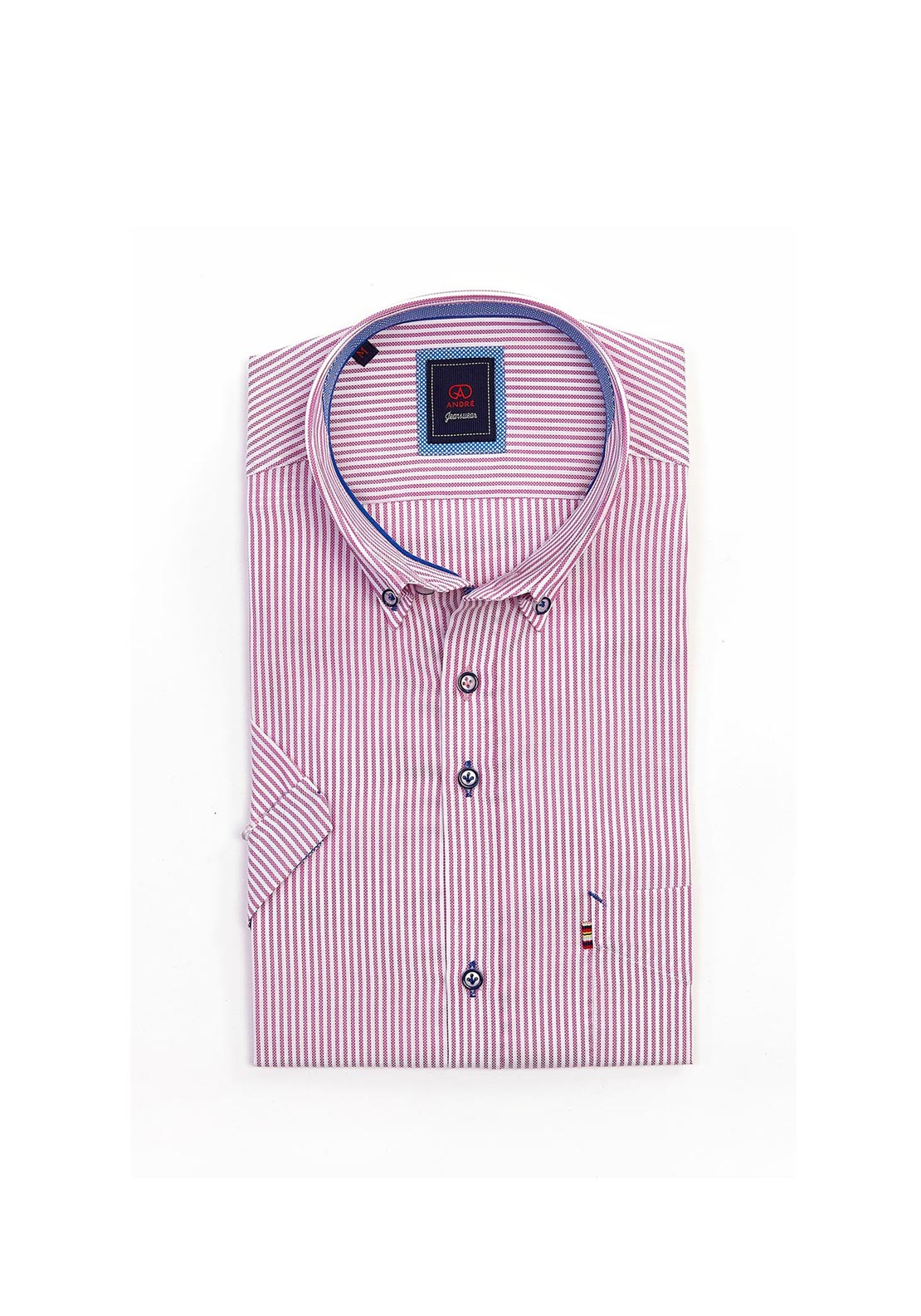 Andre Bruhl Short Sleeve Shirt, Rose