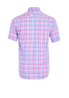 Andre Dee Check Short Sleeve Shirt, Pink & Blue Multi