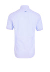 Andre Finn Stripe Short Sleeve Shirt, Blue