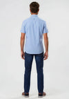 Andre Foyle Gingham Short Sleeve Shirt, Blue