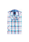 Andre Mespil Check Short Sleeve Shirt, Mango Multi