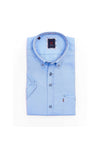 Andre Oslo Short Sleeve Shirt, Blue