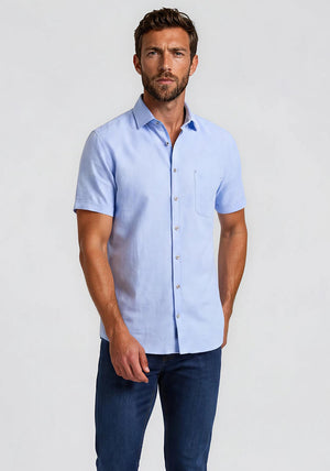 Andre Stein Short Sleeve Shirt, Blue