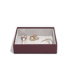Stackers Medium Chunky Jewellery Layer, Burgundy