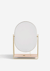 Stackers Dressing Table Mirror & Jewellery Stand, Gold & Blush