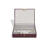 Stackers Medium Jewellery Box Lid, Burgundy