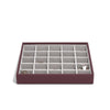 Stackers Jewellery Trinket Layer, Burgundy