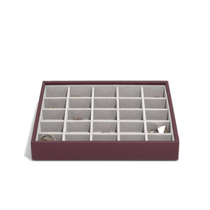 Stackers Jewellery Trinket Layer, Burgundy