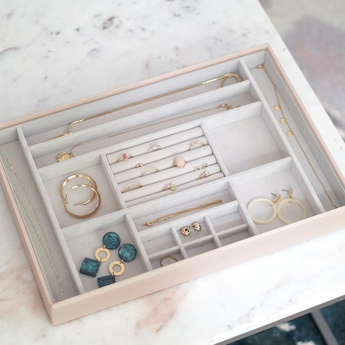 Stackers Large Accessories Layer, Blush