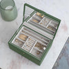 Stackers Luxury Classic Jewellery Box, Emerald Green