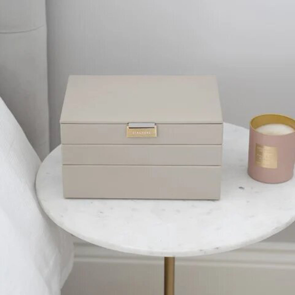 Stackers Medium Jewellery Box, Oatmeal