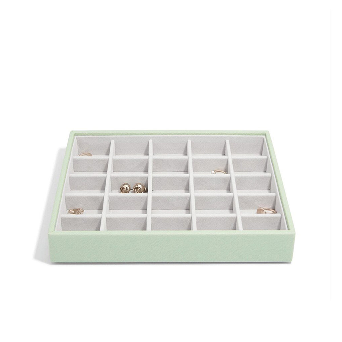 Stackers Medium Jewellery Layer, Sage Green