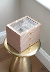 Stackers Medium Set of 3 Jewellery Box, Blush