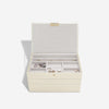 Stackers Medium Set of 3 Jewellery Box, Metallic Pearl