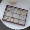 Stackers Medium Statement Jewellery Layer, Burgundy