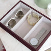 Stackers Medium Watch & Accessory Layer, Burgundy