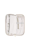 Stackers Faux Leather Jewellery Roll, Taupe