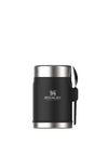 Stanley Classic Legendary Food Jar + Spork 0.4L, Black