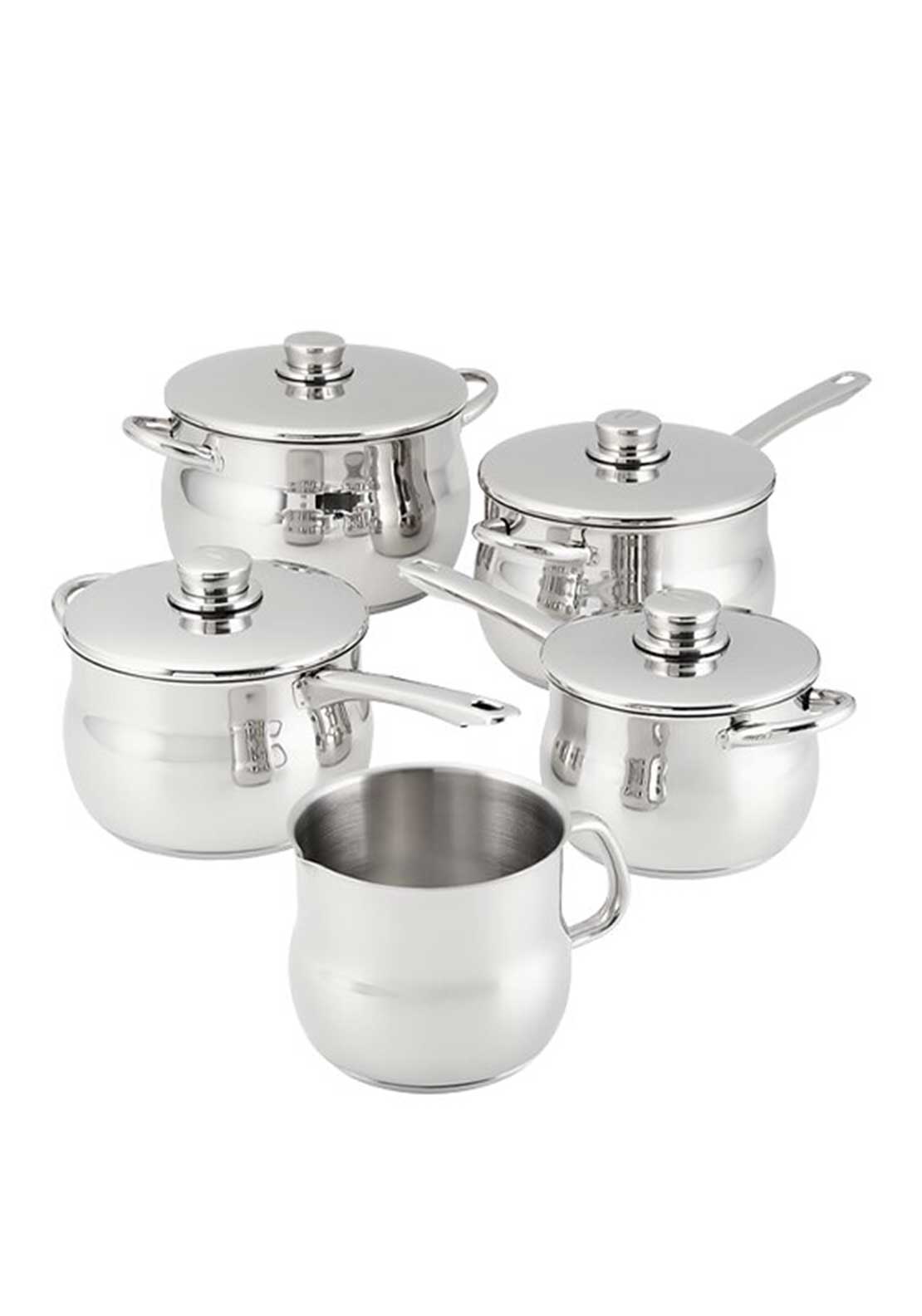 Stellar Classic 5 Piece Deep Saucepan Set