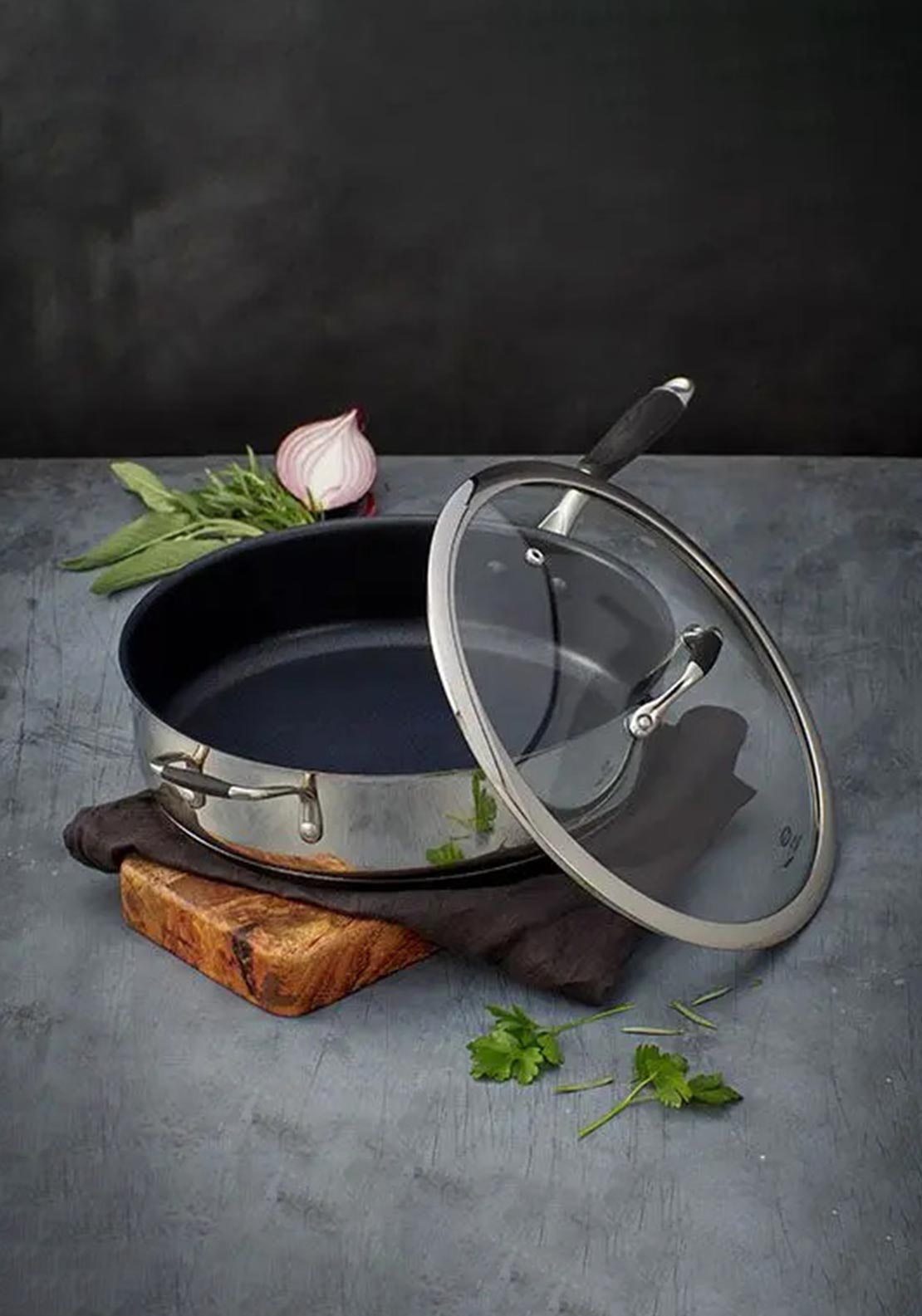 Stellar James Martin Non-Stick Saute Pan, 28cm