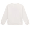 Guess Older Girl Long Sleeve Cherry Sweater, White