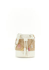 Guess Girl Straw Bucket Bag, White