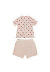 Guess Baby Girl Cherry Tee and Short Set, Pink
