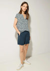 Street One Print top, Cool Vintage Green
