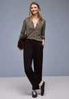 Street One Animal Print Blouse, Brown