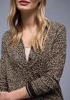 Street One Animal Print Blouse, Brown