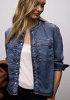 Street One Button Up Blouse, Blue