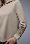 Street One Hooded Sweatshirt, Taupe