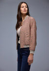 Street One Blouson Animal Print Jacket, Coral