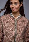 Street One Blouson Animal Print Jacket, Coral