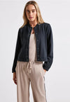 Street One Round Neck Jacket, Navy