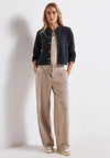 Street One Round Neck Jacket, Navy