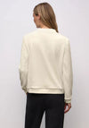 Street One Shimmering Textured Jacket, Cream