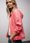 Street One Short Hooded Jacket, Coral