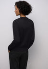 Street One High Neck Basic Cosy Sweater, Black