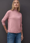 Street One High Neck Cosy Sweater, Pink