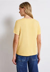 Street One V-Neck T-Shirt, Yellow