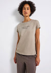 Street One Stud Embellished T-Shirt, Beige