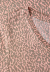 Street One Animal Print T-Shirt, Coral