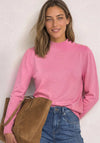 Street One Button Detail Turtleneck Sweater, Pink