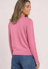 Street One Button Detail Turtleneck Sweater, Pink