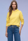 Street One Hooded With Slogan Jumper, Yellow