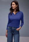 Street One Basic Polo T-Shirt, Blue
