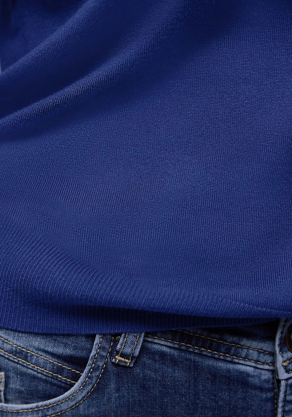 Street One Basic Polo T-Shirt, Blue