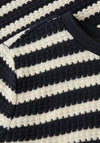 Street One Striped Jumper, Navy