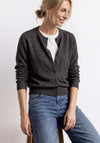Street One Long Sleeve Knit Cardigan, Brown